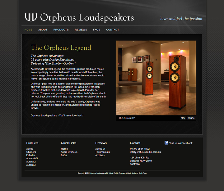 Orpheus Loudspeakers